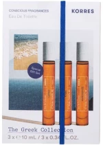 Korres Promo Eau De Toilette Lefko 10ml & Kyma 10ml & Avgoustos 10ml
