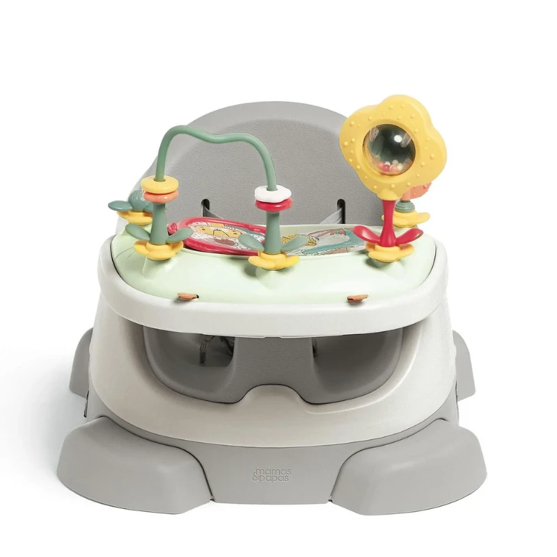 Κάθισμα Φαγητού Mamas & Papas Bug & Act Tray Pebble Γκρι 22180343