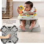 Κάθισμα Φαγητού Mamas & Papas Bug & Act Tray Pebble Γκρι 22180343