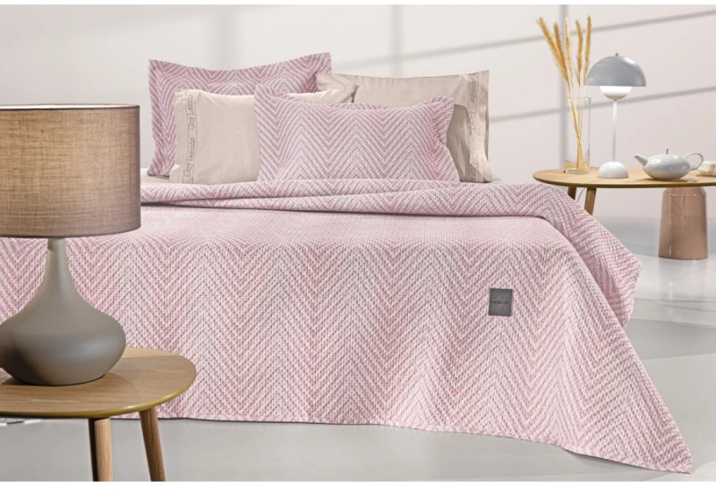 Σετ Κουβερλί Ημίδιπλο 2 Τεμαχίων Guy Laroche Vera Pudra 180x240