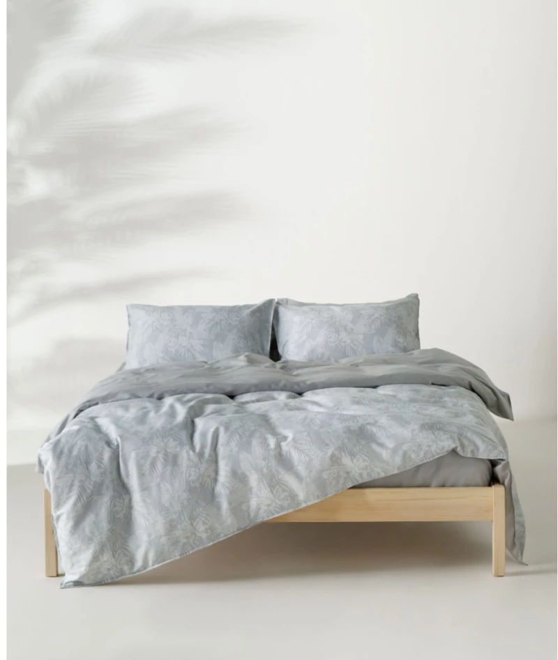 Σετ Σεντόνια Υπέρδιπλα 4 Τεμαχίων Kentia Solaya 22 Grey-Light Grey 240x270