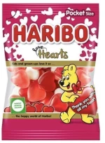 Haribo Love Hearts 100gr 30Σακ.