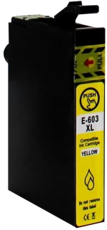 Premium Συμβατό Μελάνι Εκτυπωτή InkJet Epson 603XL 10ml Κίτρινο