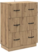 Ντουλάπι με Συρτάρια Artisan Δρυς 66 x 34,5 x 87 εκ. Καφέ 895304