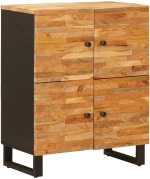Βοηθητικό ντουλάπι Καφέ 60 x 33 x 75 cm Στερεό ξύλο μάνγκο Καφέ 4018322