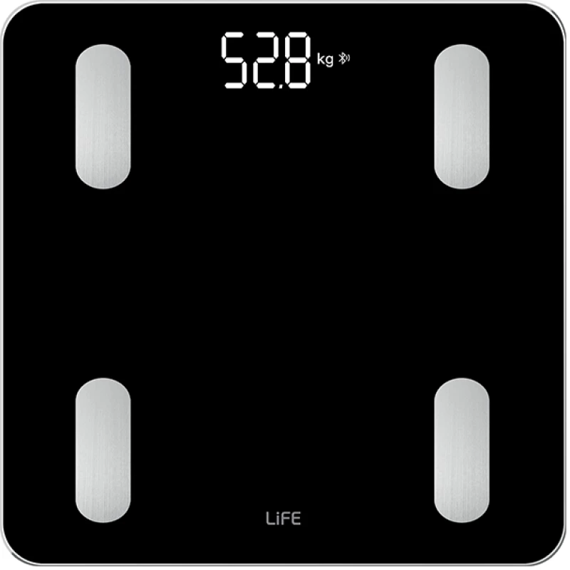 LIFE WORKOUT SMART WIFI Wi-Fi TUYA Smart γυάλινη ψηφιακή ζυγαριά μπάνιου