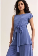 Enzzo 261151 Γυναικεία Μπλούζα Livian - Indigo
