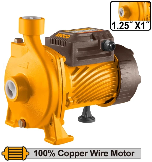 Φυγοκεντρική Αντλία Νερού 1500W - INGCO