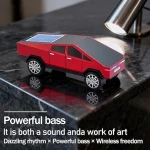 Wster WS-699 Φορητό Bluetooth Ηχείο Με Ηλιακή Φόρτιση 7W Κόκκινο