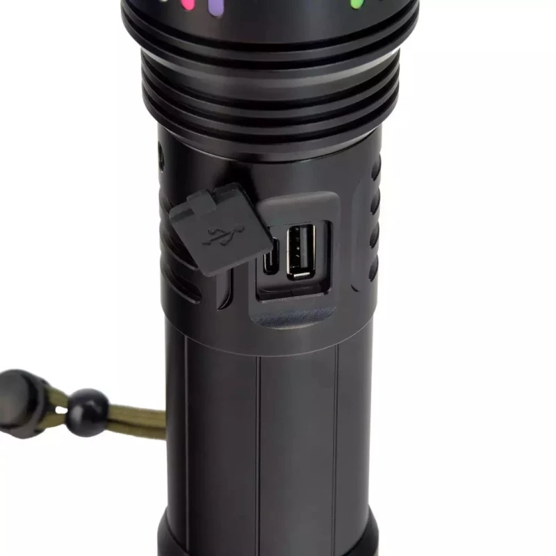 Andowl L660 Επαναφορτιζόμενος Φακός LED Μαύρο