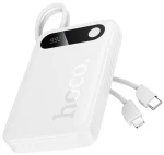 Hoco J171 Edge Power Bank 10.000mAh με USB-C & Lightning 22.5W Fast Charging Λευκό