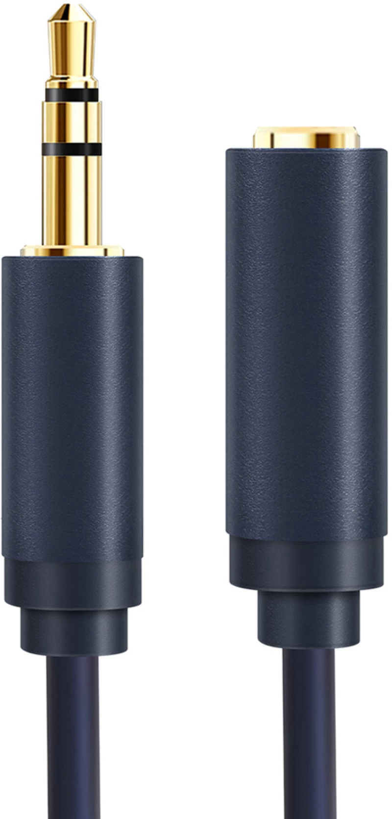 CABLETIME καλώδιο προέκτασης ήχου 3.5mm CT-AV302-H11G, gold plated, 1.5m, μπλε