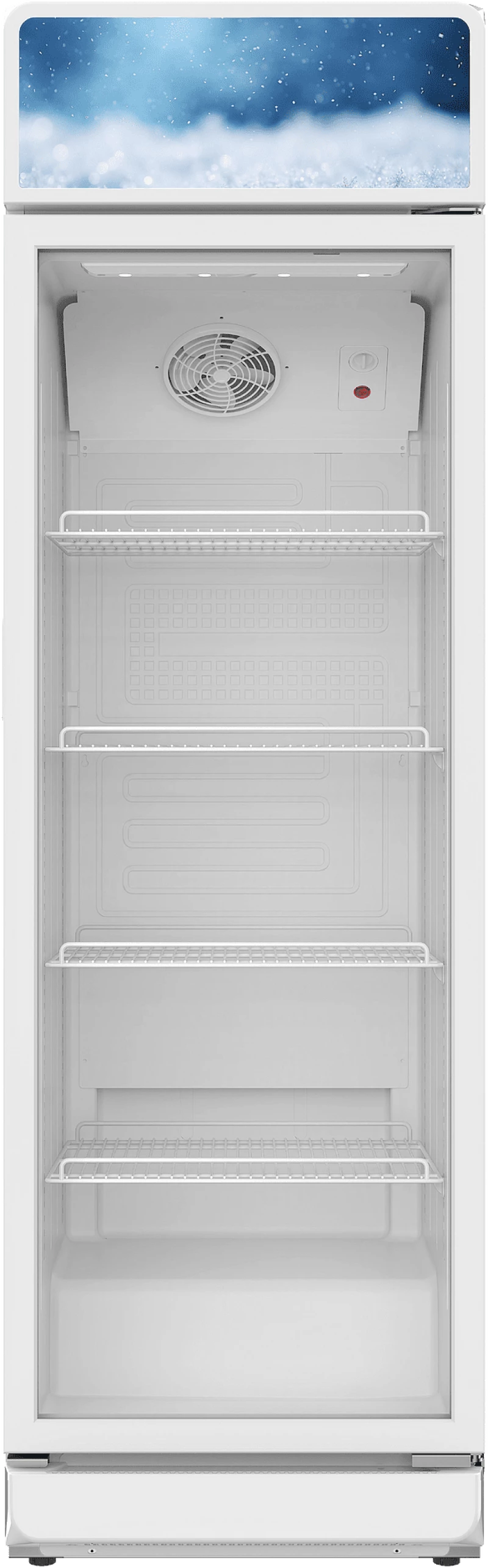 Crown SC300WH Ψυγείο Βιτρίνα 300lt Υ193xΠ60xΒ57 εκ.