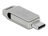 DeLOCK USB 5 Gbps USB-C + Type-A Memory Stick 128 GB - Metal Housing