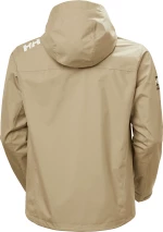 Helly Hansen Crew Hooded Sailing Jacket 2.0 Pebble Μπουφάν Ανδρικό Καλοκαιρινό