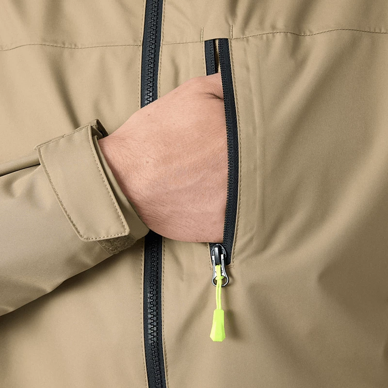 Helly Hansen Crew Hooded Sailing Jacket 2.0 Pebble Μπουφάν Ανδρικό Καλοκαιρινό