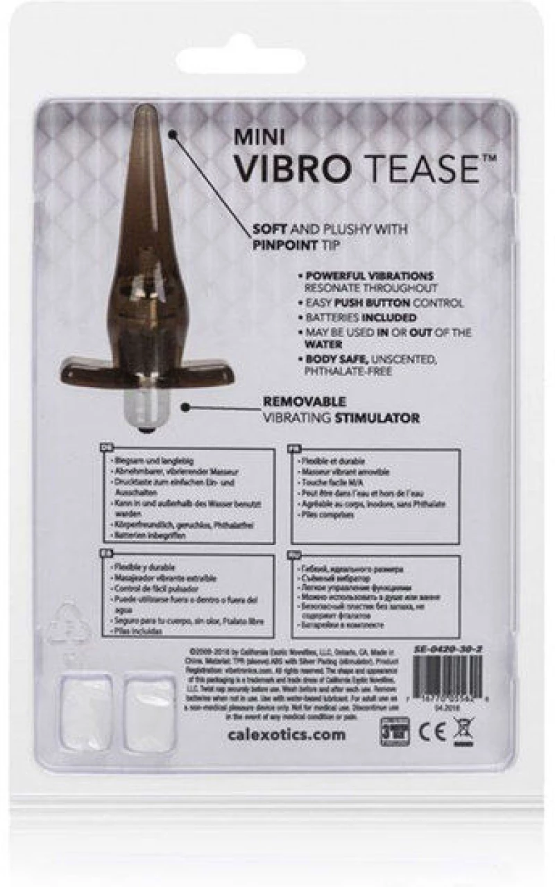 CALEX MINI VIBRO TEASE BLACK