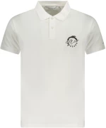 TRUSSARDI Ανδρική μπλούζα Polo κοντομάνικη, 100% Βαμβάκι, White