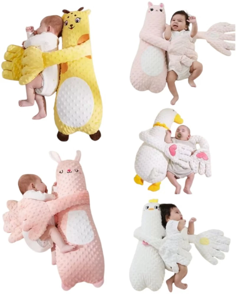 Pink "CalmRabbit", Μαξιλάρι αγκαλιάς – Βοήθημα ύπνου για βρέφη & νήπια, Queen Mother