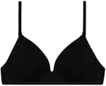 Minerva Σουτιέν Τριγωνικό Push Up 9075B-045 - ΜΑΥΡΟ