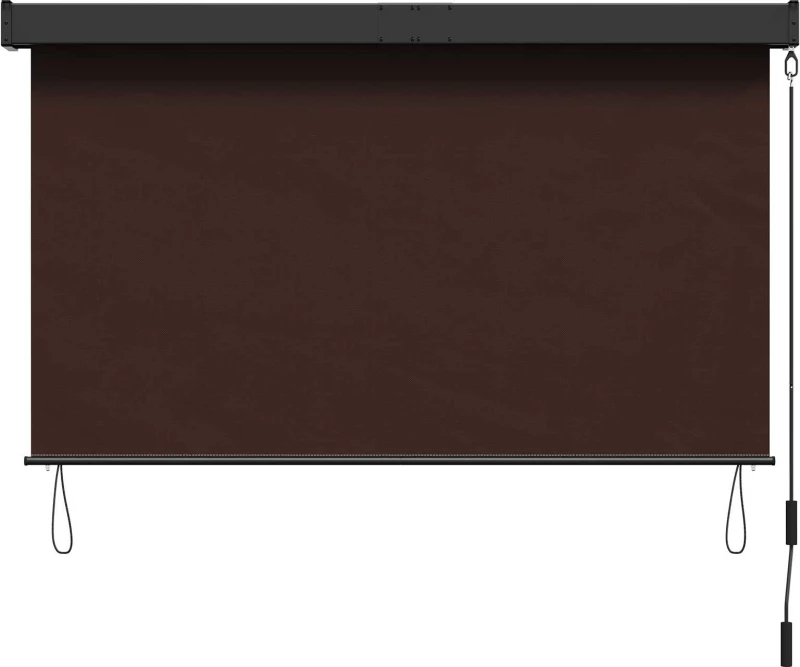 vidaXL Ρόλερ Καφέ 120 x 250 cm Ύφασμα και Αλουμίνιο