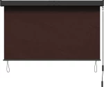 vidaXL Ρόλερ Καφέ 120 x 250 cm Ύφασμα και Αλουμίνιο