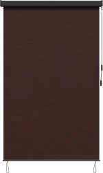 vidaXL Ρόλερ Καφέ 120 x 250 cm Ύφασμα και Αλουμίνιο