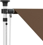 vidaXL Χειροκίνητη Ανακλινόμενη Σκίαση Taupe 400 cm