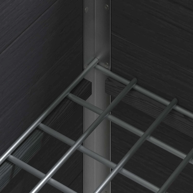 vidaXL Υπερυψωμένη Ζαρντινιέρα Γκρι 75 x 30 x 22 εκ WPC και Αλουμίνιο