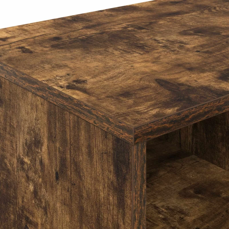 vidaXL Ντουλάπι κρεβατιού 2 pcs Καπνιστή Δρυς 66 x 35 x 48 εκ.