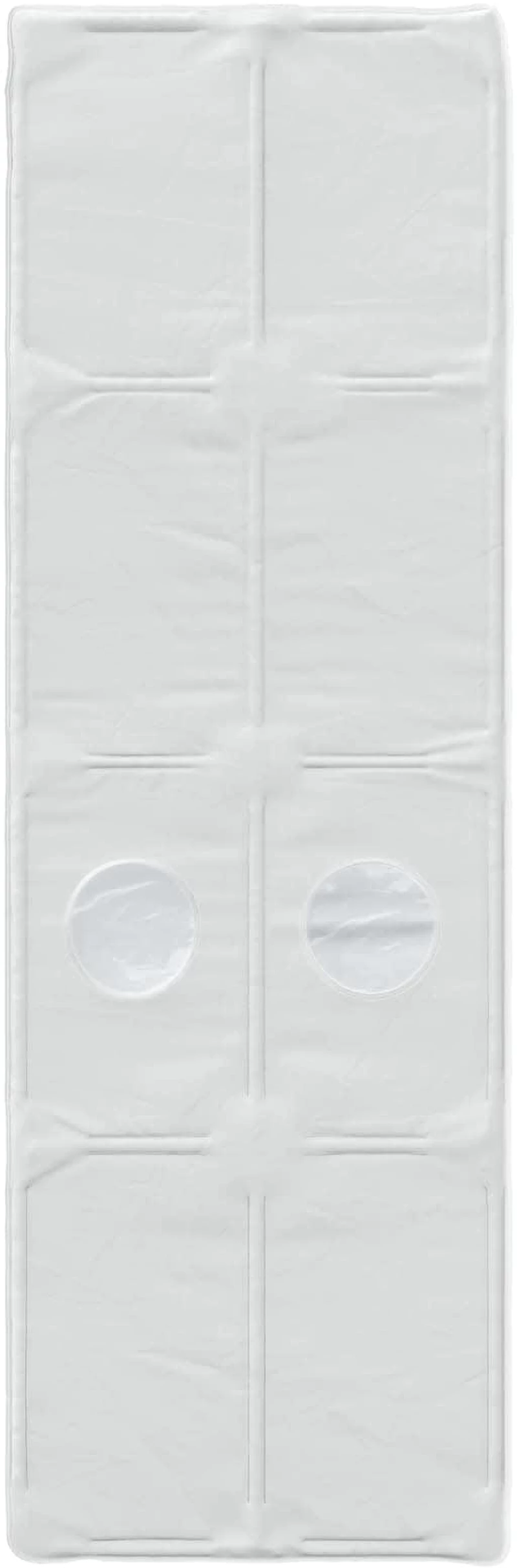 vidaXL Κρεβάτι με Τούνελ 4 pcs Καρυδί και Λευκό Επεξεργασμένο Ξύλο