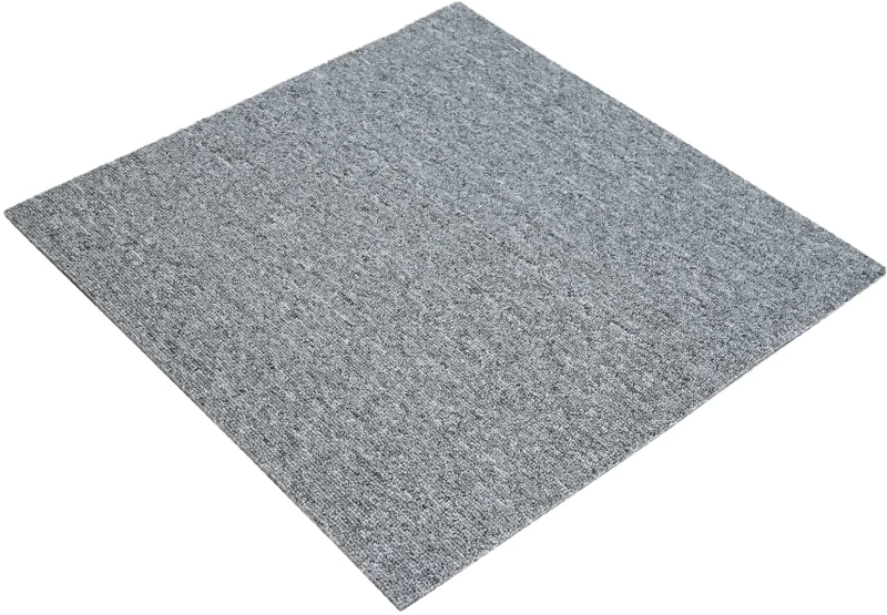 vidaXL Πλακάκι Χαλιού Ανοιχτό γκρι 50 x 50 cm 4 pcs