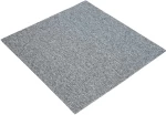 vidaXL Πλακάκι Χαλιού Ανοιχτό γκρι 50 x 50 cm 4 pcs
