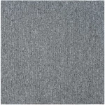 vidaXL Πλακάκι Χαλιού Ανοιχτό γκρι 50 x 50 cm 4 pcs