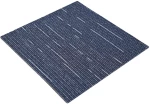 vidaXL Πλακάκι Χαλιού Ραβδωτό Μπλε 50 x 50 cm 4 pcs