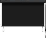 vidaXL Ρόλερ Μαύρο 160 x 250 cm Ύφασμα και Αλουμίνιο