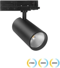 Σποτ Ράγας Kento 4323401 15/20/30W 2700K/3000K/4000K 3000lm 8,5x8cm Black Viokef
