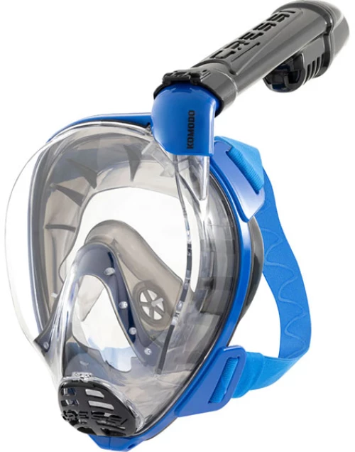 Komodo Blue Full Face Snorkel Mask S/M