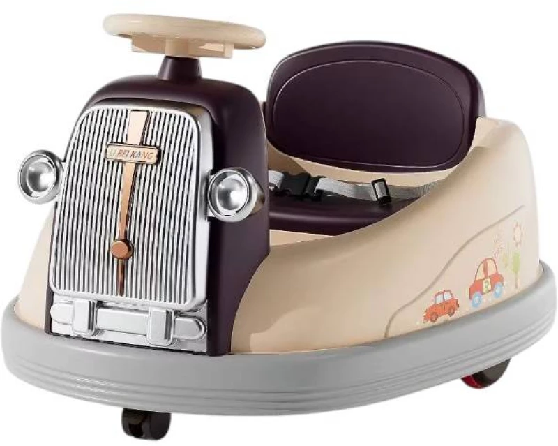 Παιδικό ηλεκτροκίνητο αυτοκίνητο με Bumper - YH-035 - 101157 - Brown