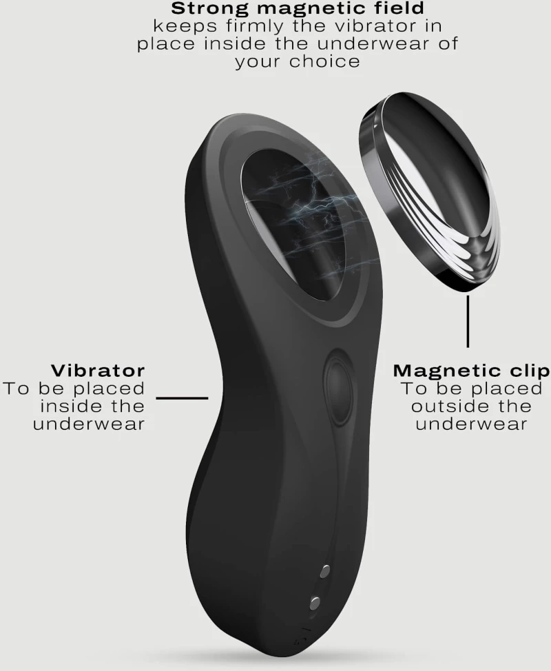Ασύρματος Δονητής για Εσώρουχο Discreet Vibe+ Remote Controlled Panty Vibrator - Μαύρος