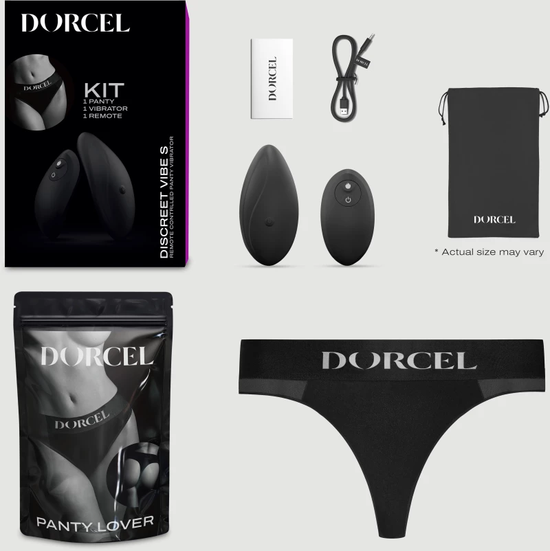 Ασύρματος Δονητής για Εσώρουχο Discreet Vibe+ Remote Controlled Panty Vibrator - Μαύρος