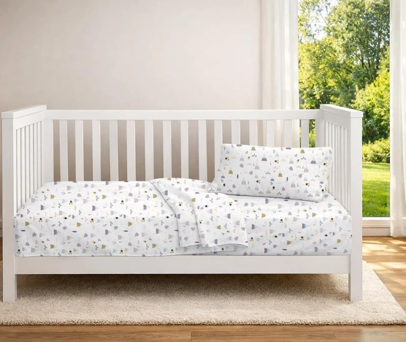 Παπλωματοθήκη Κούνιας 120x160 Whimsical Mountainside 588 White-Grey Dimcol