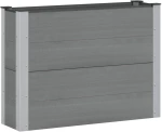 vidaXL Υπερυψωμένη Ζαρντινιέρα Γκρι 100 x 30 x 72 εκ