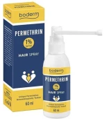 Boderm Permethrin Hair Spray - Αγωγή Για Απομάκρυνση Της Ψείρας, 60ml