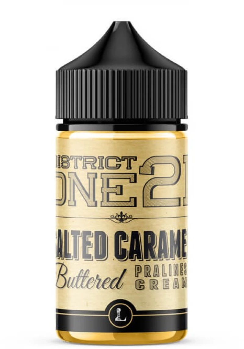 Five Pawns District One21 Salted Caramel Flavour Shot 15/60ml