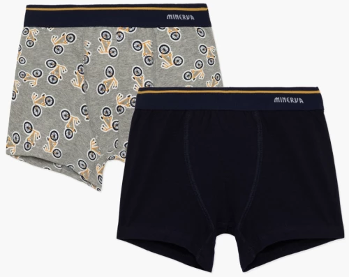 Minerva Bikes Παιδικά Boxer Αγόρι 2Pack 96-42681 - ΠΟΛΥΧΡΩΜΟ