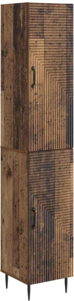 vidaXL Σέτ Ντουλαπιών 2 pcs Παλαιωμένο ξύλο 33 x 34,5 x 89,5 εκ