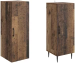vidaXL Σέτ Ντουλαπιών 2 pcs Παλαιωμένο ξύλο 33 x 34,5 x 89,5 εκ