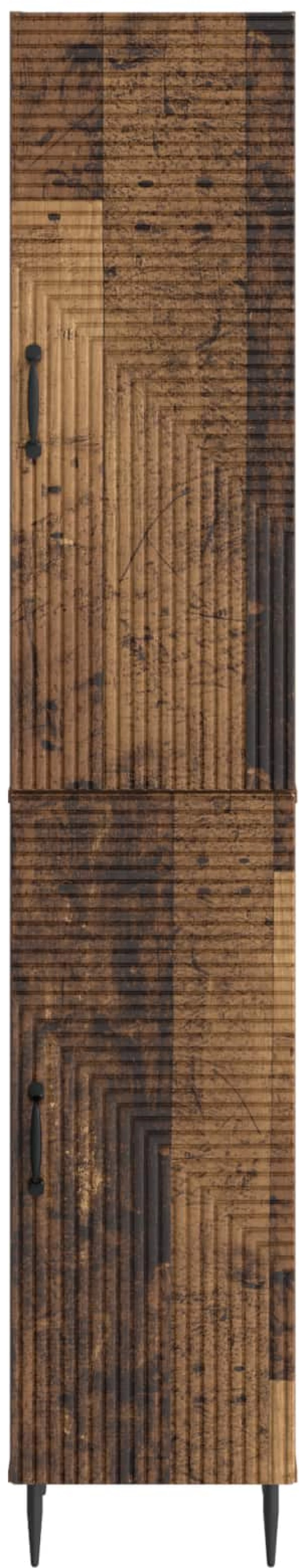 vidaXL Σέτ Ντουλαπιών 2 pcs Παλαιωμένο ξύλο 33 x 34,5 x 89,5 εκ