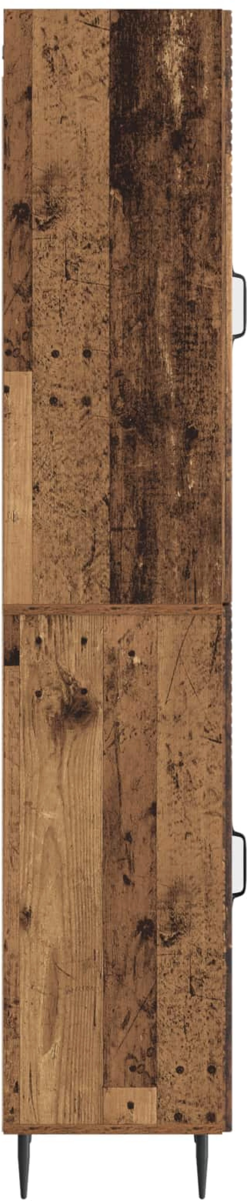 vidaXL Σέτ Ντουλαπιών 2 pcs Παλαιωμένο ξύλο 33 x 34,5 x 89,5 εκ